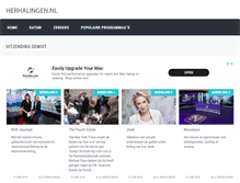 Tablet Screenshot of herhalingen.nl